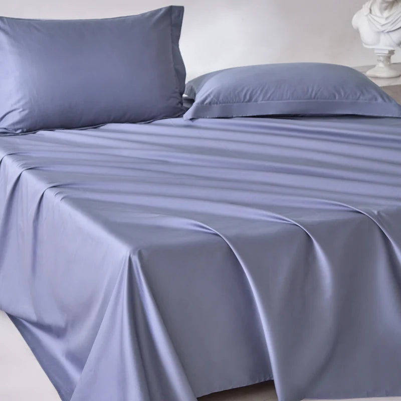 Indulge in Luxury: 800 Thread Count Egyptian Cotton Bed Sheet Set - Ultra Soft & Smooth with Fitted and Flat Sheets