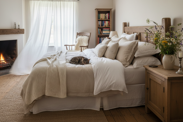 Bed in soft country environment